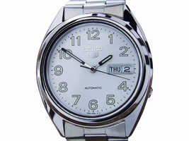 Seiko 5 Stainless Steel Automatic 37mm Mens 1980s Seiko