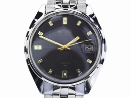 Seiko 7005 Stainless Steel Automatic Vintage 34mm Mens 1970s Seiko