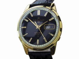 Seiko Sportsmatic 5 Gold Plated Stainless Steel & Leather Automatic 37mm Men's 1960s Seiko
