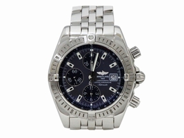 Breitling Chrono Mat A156F17PA Stainless Steel Navy Black Dial Automatic 40mm Men's Breitling