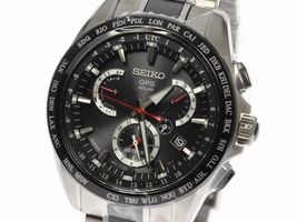 Seiko Astorn SBXB041/8X53-0AB0 Titanium Ceramic Black Dial 45mm Mens