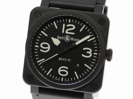 Bell & Ross BR0392-BL-CE Ceramic Automatic 42mm Mens Bell & Ross