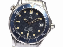 Omega Seamaster 300 2551.80 Stainless Steel Navy Dial Automatic 36mm Unisex Omega