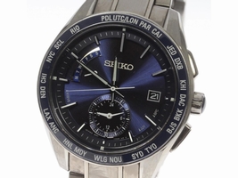 Seiko Brightz 8B54-0BF0 Titanium and Ceramics Quartz 43.5mm Mens Seiko
