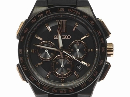 Seiko Brightz SAGA214 Titanium Quartz 43mm Mens Seiko