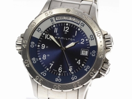 Hamilton Khaki H745410 Stainless Steel with Navy Dial Quartz 40mm Mens Hamilton