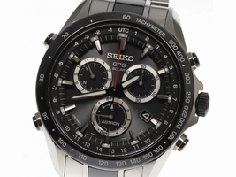 Seiko Astron SBXB029 Ceramic / Stainless Steel Quartz 47mm Mens Seiko