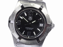 Tag Heuer Diving Professional WN1110 Stainless Steel Quartz 38mm Mens Tag Heuer