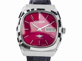 Citizen Automatic 21 Jewels Stainless Retro 34mm Vintage Mens 1970s Citizen