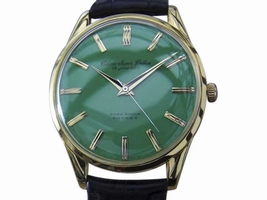 Citizen Super DeLuxe Gold Plated & Leather Manual 37mm Mens 1960s Citizen