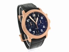 Blancpain Leman Flyback Chronograph Grande Date 2885F-3630-53B 18K Rose Gold Black Dial 40mm Blancpain