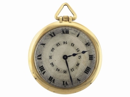 Cartier 18K Yellow Gold Vintage 44mm Unisex Pocket Cartier
