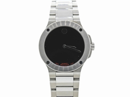 Movado Museum Stainless Steel Black Dial 44mm Mens Movado