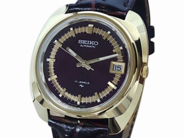 Seiko Actus 7005 7089 Gold Plated Automatic 38mm Mens 1970s Seiko