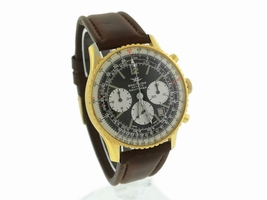 Breitling Navitimer Twin Jet Panda 7806 7740 Gold-Plated Stainless Steel 41mm Mens Breitling