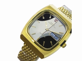 Omega Seamaster EB119 Stainless Steel with Gold Plated with Black Dial Vintage 40mm Mens Omega