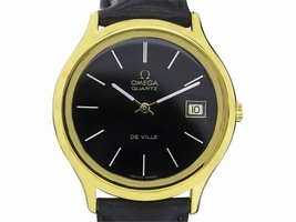 Omega Deville Stainless Steel and Gold Plated 33mm Mens Omega