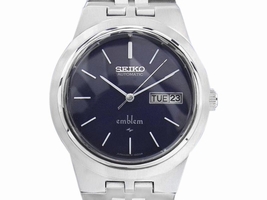 Seiko Emblem 2409 0030 Stainless Steel Mens Automatic 35mm Mens 1970s Seiko