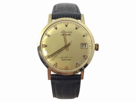 Longines Admiral 14K Yellow Gold Automatic Vintage 33.5mm Mens Longines