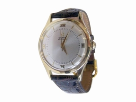 Omega 2584 18K Yellow Gold / Leather Automatic Vintage 35mm Mens Omega