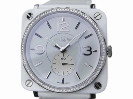 Bell & Ross Ceramic Diamond Quartz 39mm Luxury Dress Womens 2010 Bell & Ross