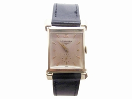 Longines 14K Yellow Gold Hand Winding Vintage 22.5mm Mens Longines