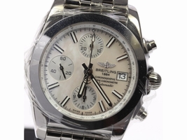 Breitling Chronomat W13310 Stainless Steel Mother of Pearl Dial Automatic 43mm Men's Breitling