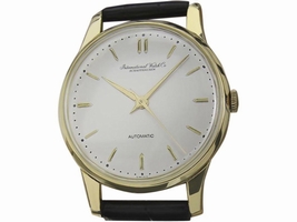 IWC Schaffhausen Calibre 852 18K Gold & Leather Automatic 35mm Mens 1960's IWC