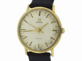 Omega Century 131026 18K Yellow Gold Silver-Toned 33mm Manual Vintage 33mm Mens 1966 Omega