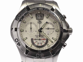 Tag Heuer Aquaracer CAF101B Stainless Steel Quartz 43mm Mens Tag Heuer