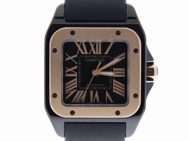 Cartier Santos 2878 Stainless Steel Automatic 33mm Womens Cartier