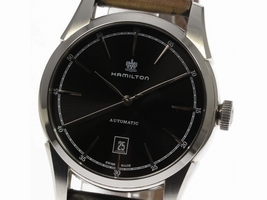 Hamilton H424150 Stainless Steel and Leather Automatic 42mm Men's Hamilton