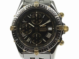 Breitling Crosswind B13355 Gold Plated Stainless Steel Automatic 43mm Mens Breitling