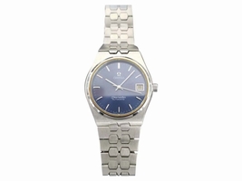 Omega Seamaster Stainless Steel Blue Dial Automatic Vintage 34mm Mens 1970s Omega
