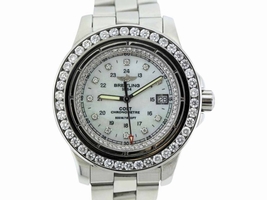 Breitling Colt A74380 Stainless Steel With White Mother of Pearl Dial Mens Breitling
