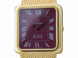 Omega Deville Accuset Luxury Swiss Made Gold Plated Dress 20mm Vintage Omega