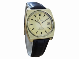 Omega Constellation Gold Cap Gold Bezel Automatic Mens 1970s Omega