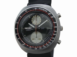 Seiko UFO Stainless Steel & Rubber Automatic 44mm Mens 1970 Seiko