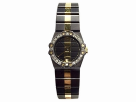 Chopard 18K Yellow Gold & Stainless Steel Quartz 24mm Womens Chopard