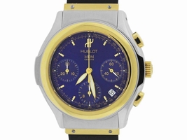 Hublot MDM Chronograph 1810.2 18K Yellow Gold / Stainless Steel & Rubber 40mm Mens Hublot