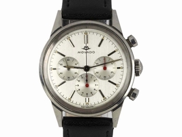 Movado Sub-Sea Chronograph 19068 Stainless Steel with Silver Dial Vintage 35mm Mens Movado