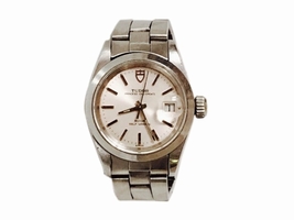 Vintage Tudor Princess Oysterdate Stainless Steel 25mm Womens Tudor