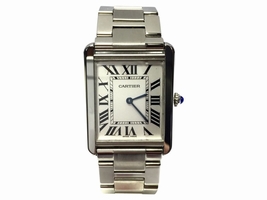 Cartier Tank Francaise Stainless Steel Silver Dial 27.40 mm Unisex Cartier