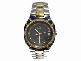 Omega Seamaster 18K Yellow Gold & Stainless Steel 32mm Mens Omega