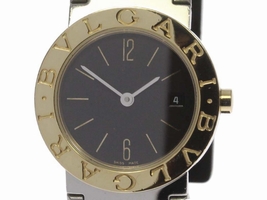 Bulgari BB26SG 18K Yellow Gold / Stainless Steel 26mm Womens