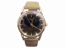 Longines 14K Yellow Gold Hand Winding Vintage 33.7mm Mens Longines