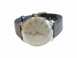 Omega 14K Yellow Gold / Leather Vintage 33 mm Mens Omega