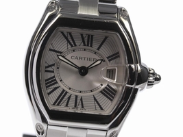 Cartier Roadster SM W62016V3 Stainless Steel Quartz 31mm Womens CARTIER