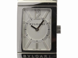 Bulgari Rettangolo RT39S Stainless Steel Quartz 21mm Womens Bulgari