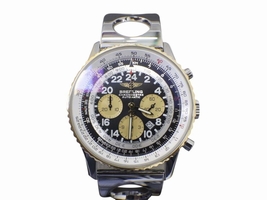 Breitling Navitimer Cosmonaute D22322 18K Yellow Gold & Stainless Steel 43mm Mens Breitling